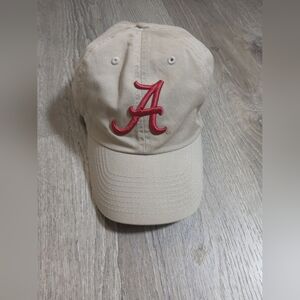 Fan Favorite Beige/cream Alabama Ball Cap. 100% Cotton One Size